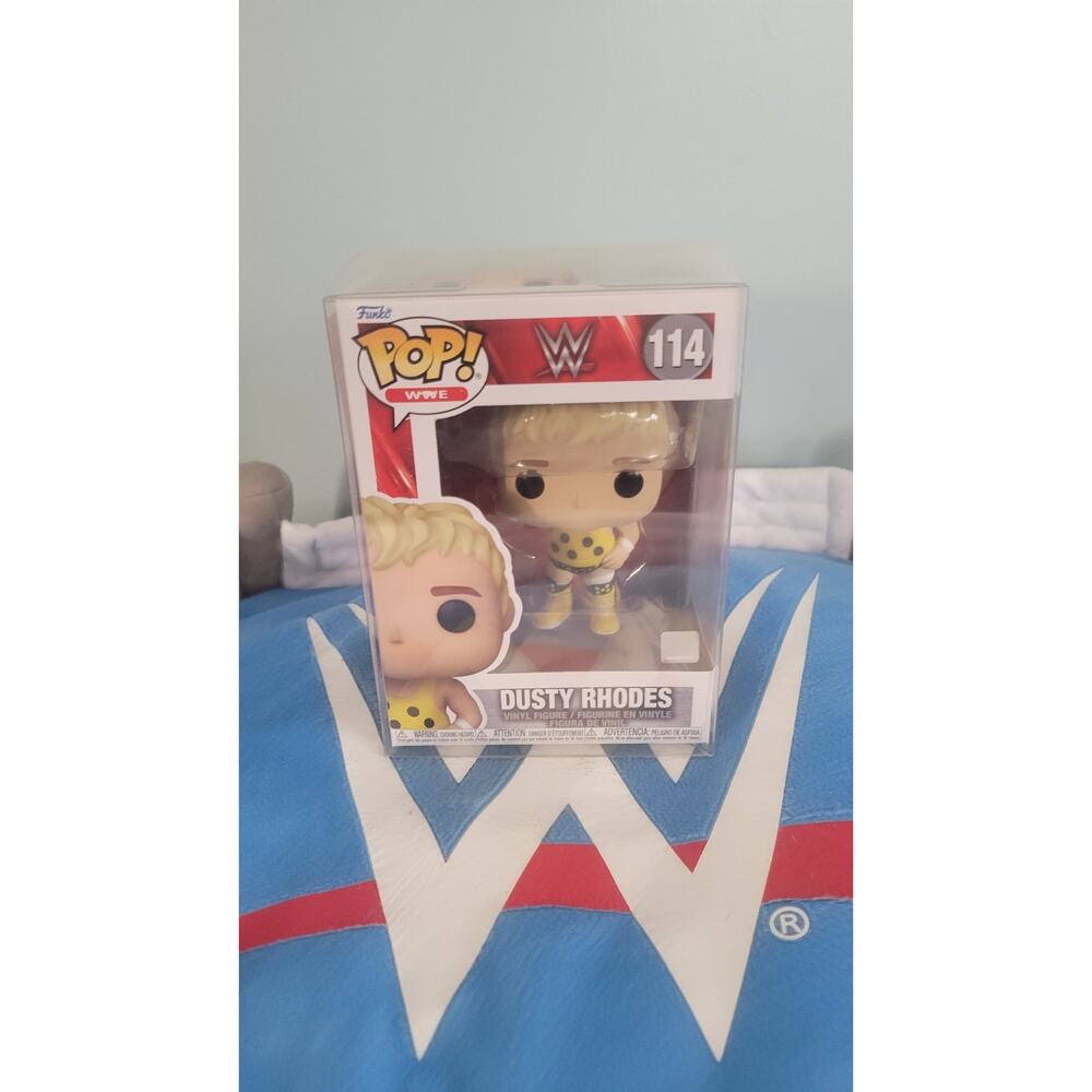 Funko Pop WWE 114 Dusty Rhodes NEW in Box w/ Protector The American Dream